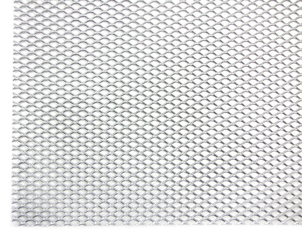 Griglia da corsa a nido d'ape,in alluminio 135 x 30 cm argento fine