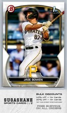 2023 Bowman BP-146 Jase Bowen Pittsburgh Pirates Baseball Card
