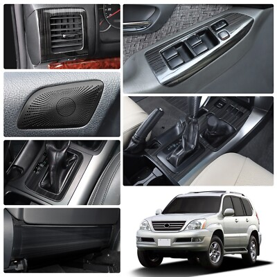 #ad Stainless Steel Black Central Control Decoration for 2003 2009 Lexus GX470 gx470 $238.00