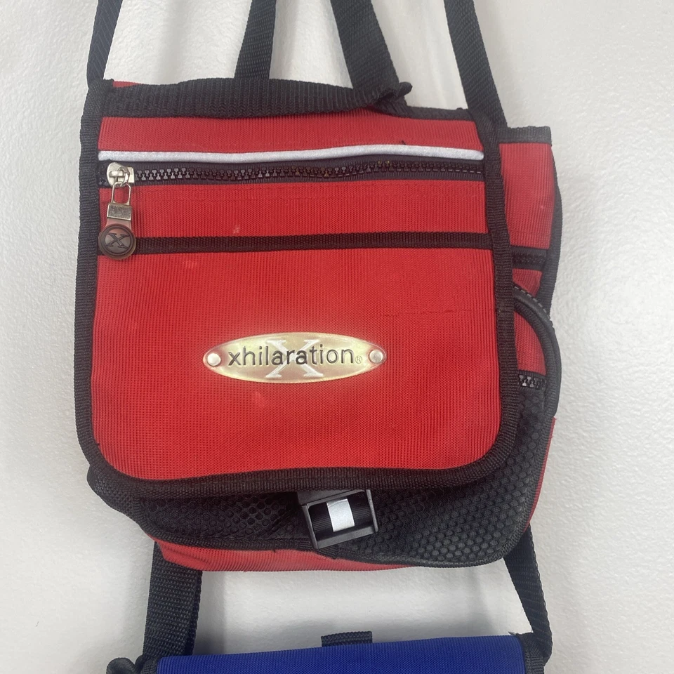 Lote de 2 Y2K Xhilaration Bandolera Universal Bolso de Mano Rojo y Azul Foto 4 de 4
