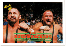 Bushwhackers Butch and Luke -  1990 Classic WWF #132 WWE Wrestling