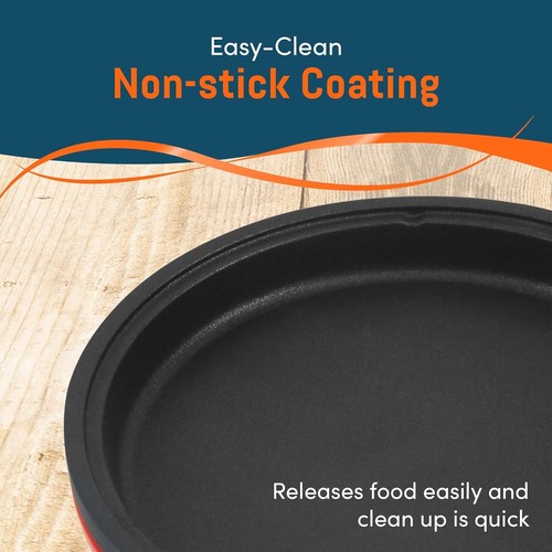Elite Gourmet Personal Nonstick Stir Fry Griddle Pan Non-stick Electric Skillet - 第 4/7 張圖片