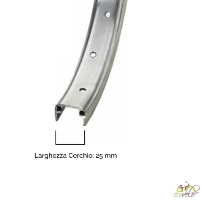 Ruota Posteriore Per Bici Graziella 24x1.75 - Cerchio In Alluminio 1 Velocit&agrave;