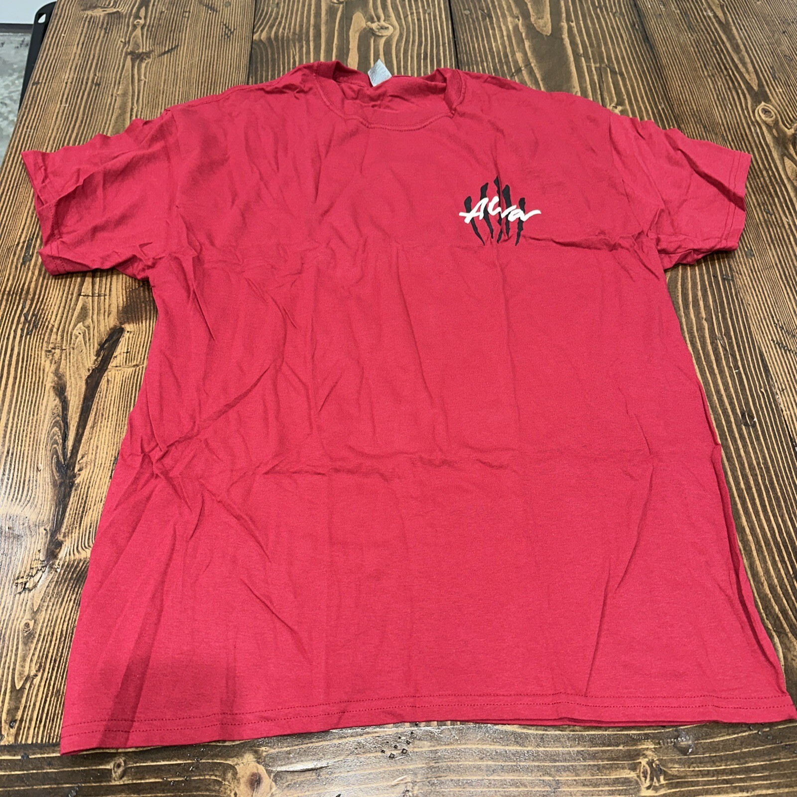 AWA American Wrestling Alliance Logo Mens Size XL T-shirt - Red | eBay