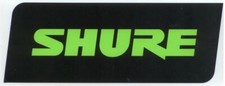 NEW Shure Bumper Sticker Part 330B41666 - Ships Free 