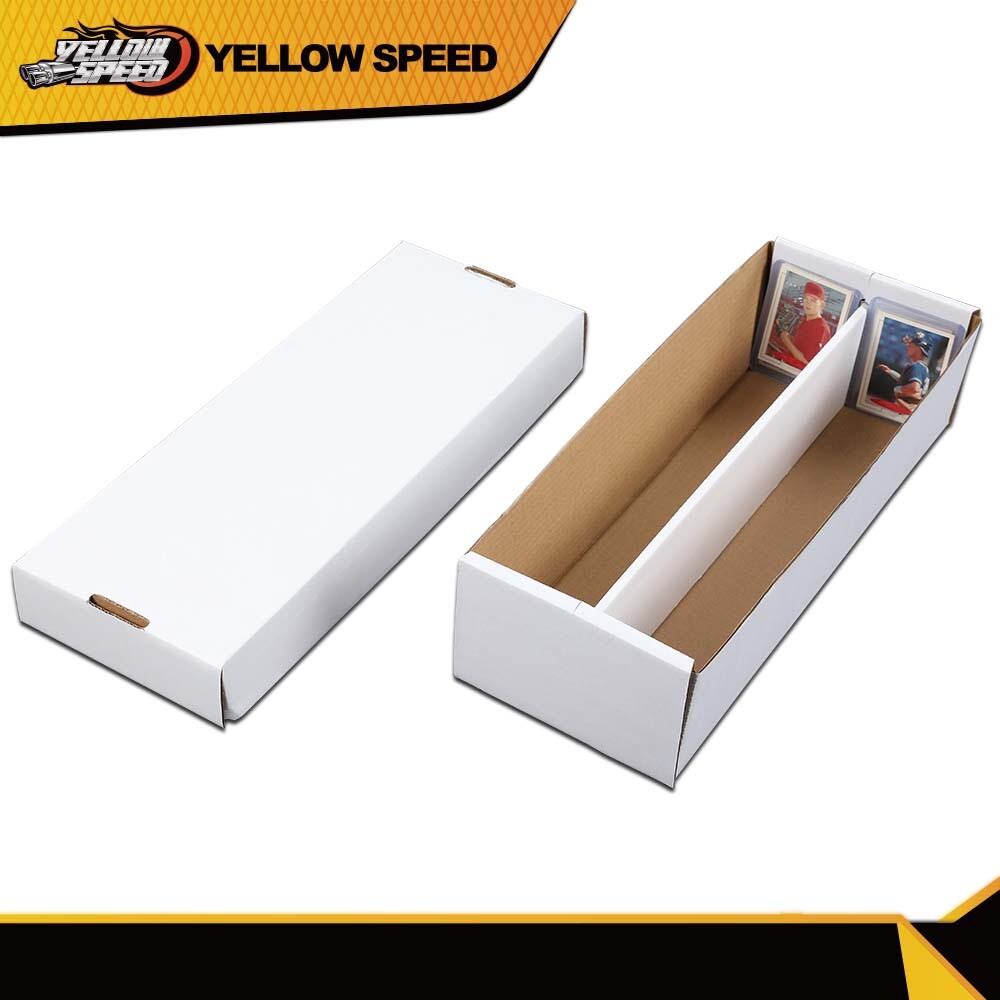 2Row 1600 CT Holds over 300 3x4 toploads Sports/Trading Card Shoe