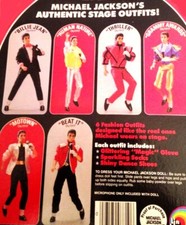 Product Image: 1984 MICHAEL JACKSON 12" ljn motown doll -- HEAD SHIRT PANTS SOCKS GLOVE SASH tt