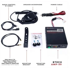 Btech Linear RF Amplifier VHF 136-174MHz, 2 Meter Power Boost, Mobile - Base US