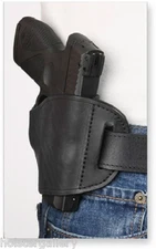 Black Leather Gun Holster for Colt Commander OWB RH Pro-Tech Outdoors PTBS-MB