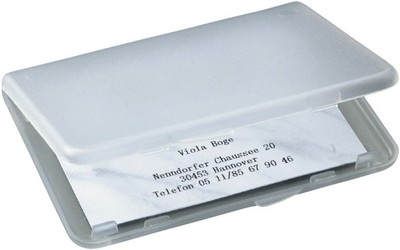 SIGEL VA140 Sigel  Visitenkarten-Etui, transparent, matt