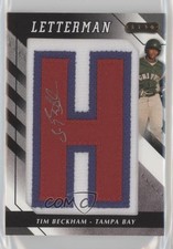 2008 Razor Letterman Numbered to 20 6/20 Tim Beckham #TB Auto 0o48