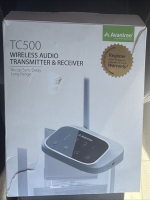Avantree BTTC500WUS Long Range Low Latency Bluetooth Transmitter Receiver