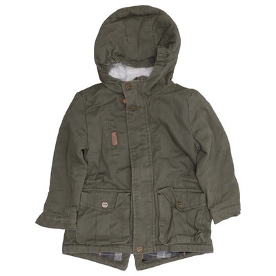 Reserved, Parka, Unisex (Kinder), Größe: 98, Grün, Polyester, Einfarbig #ACZ