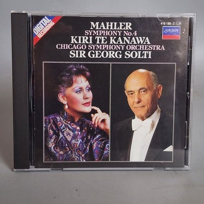 Mahler Symphony No. 4 Kiri Te Kanawa Chicago Symphony Solti CD London 410 188-2