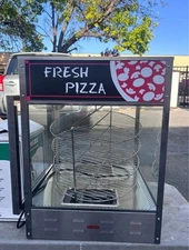 Nemco 6450-4 Rotating 4-Tiered Pizza Merchandiser (12” Racks, 120V)