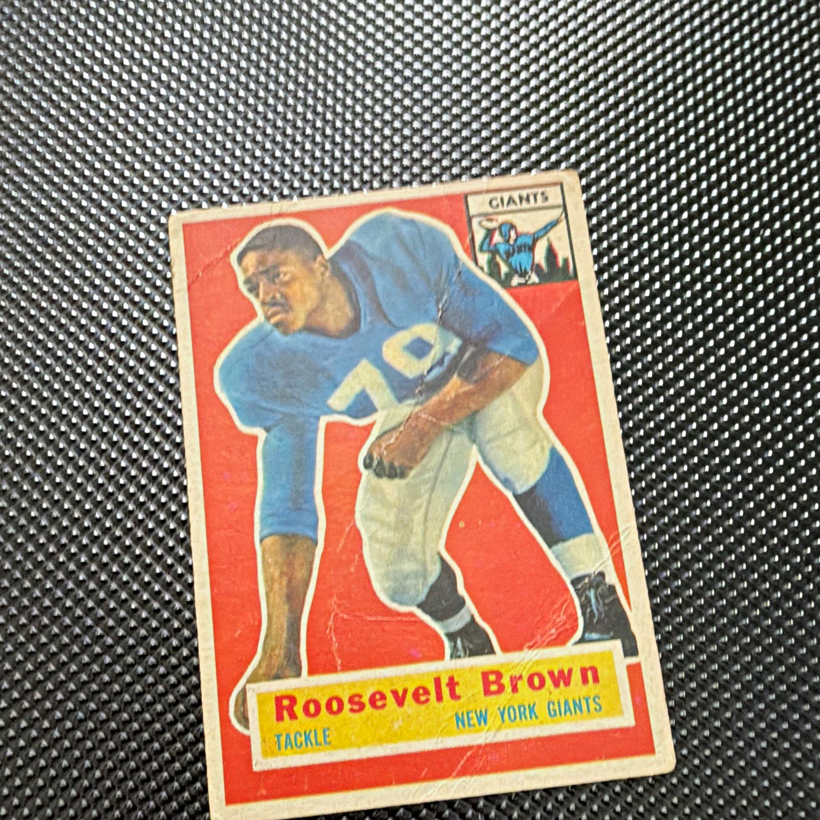 Topps 1956 - Roosevelt Brown New York Giants Football #41 (Base Set)