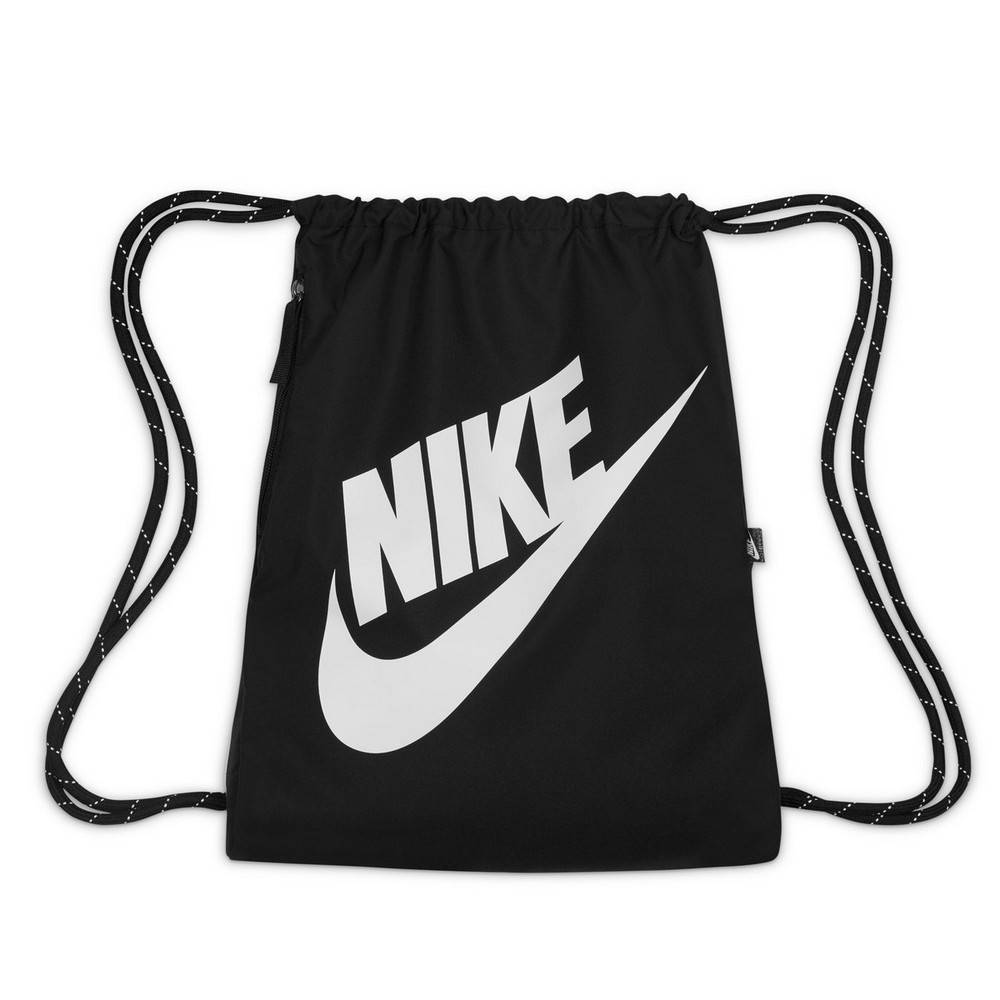 Nike Heritage Sackpack in Black and White for Stylish Essentials