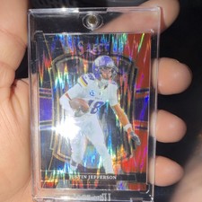 Panini 2025 Select Justin Jefferson Minnesota Vikings Premier Level Prizm #163
