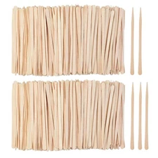 1200 Pack Wooden Waxing Sticks Wax Spatulas Sticks Small Wax Applicator Stick...