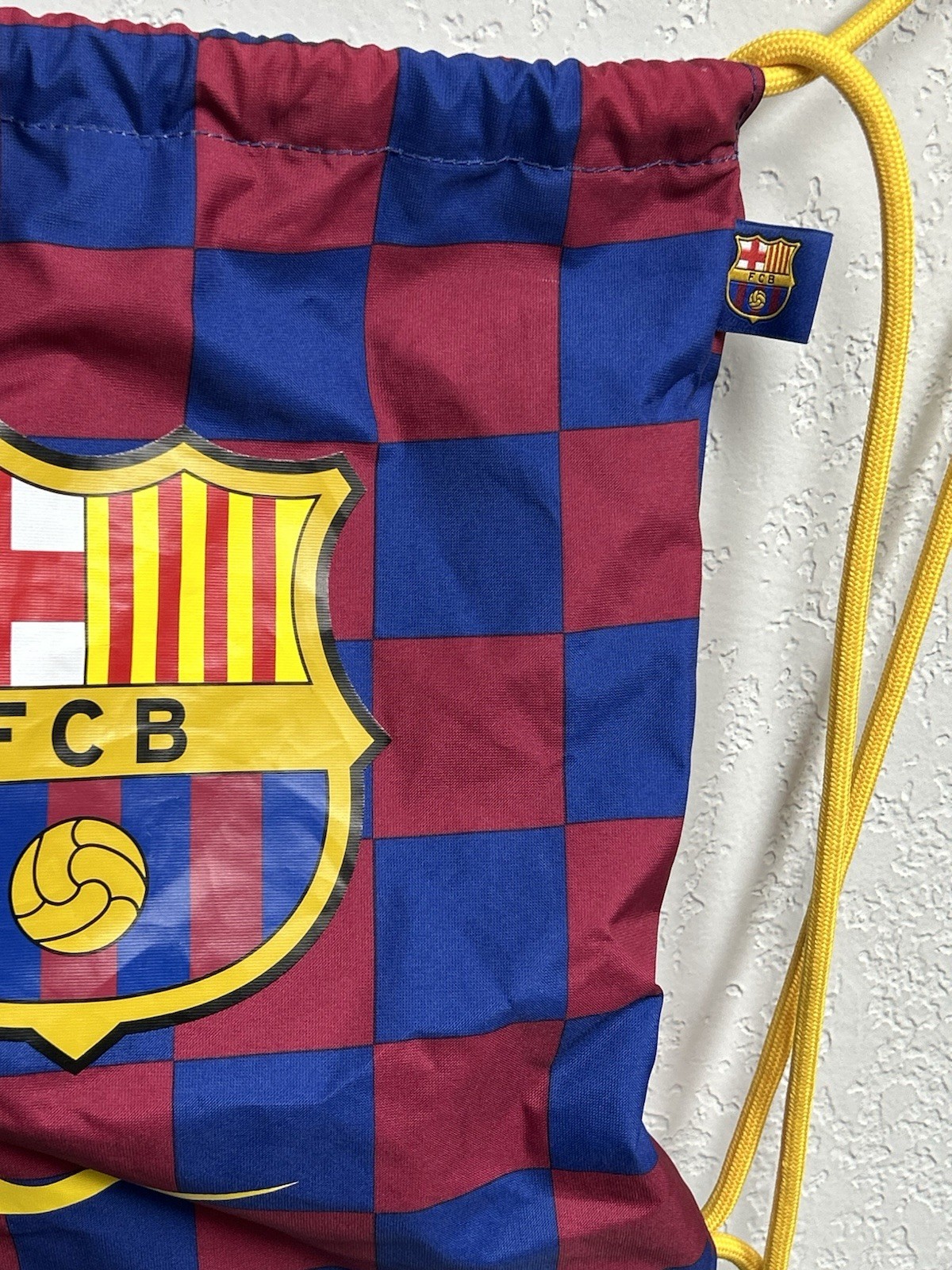 FCB Barcelona Drawstring Cinch Backpack NIKE Gym … - image 5