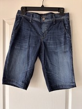 Citizens of Humanity C of H blue denim shorts Women s size 27 Dark Wash Mid Rise