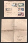 Singapore Straits Settlements 1935 FDC King George V Silver Jubilee to Hong Kong