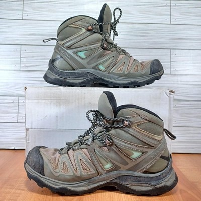 Salomon X Ultra 3 Mid GTX Boots Women Size 6.5 Outdoor Winter Hiking Waterproof
