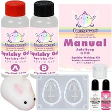 Squishy Making Kit with Silicone Mold and Pigment for Fun Crafts