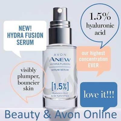Avon Anew HYDRA FUSION 1.5% Hyaluronic Acid Serum   **Beauty & Avon Online**