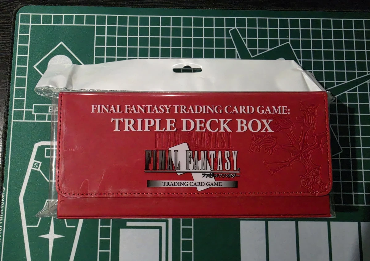 FFTCG ヴィンセントトリプルデッキケース Square Enix Final Fantasy Trading Card Game Vincent Red Triple