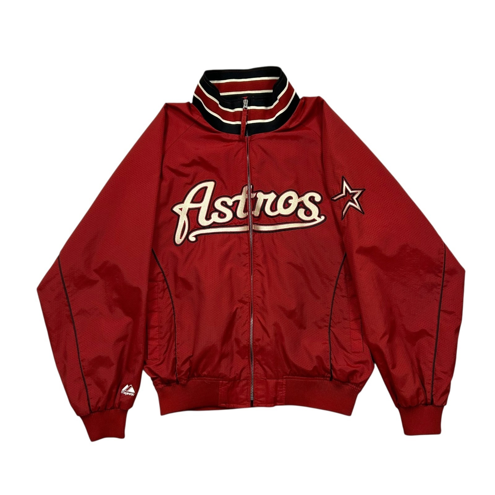 VTG 00s MLB HOUSTON ASTROS MAJESTIC DUGOUT JACKET SIZE XL