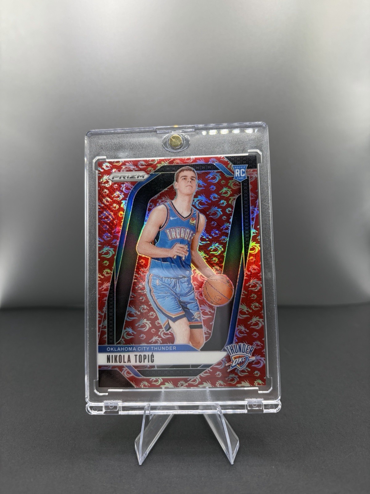 2024-25 Panini Prizm Nikola Topic Rookie Dragon Year Thunder RC /88 #230