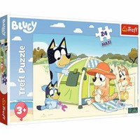 Trefl Maxi Puzzle Bluey, Kinderpuzzle, 24 Teile, 60 X 40 Cm, 14357