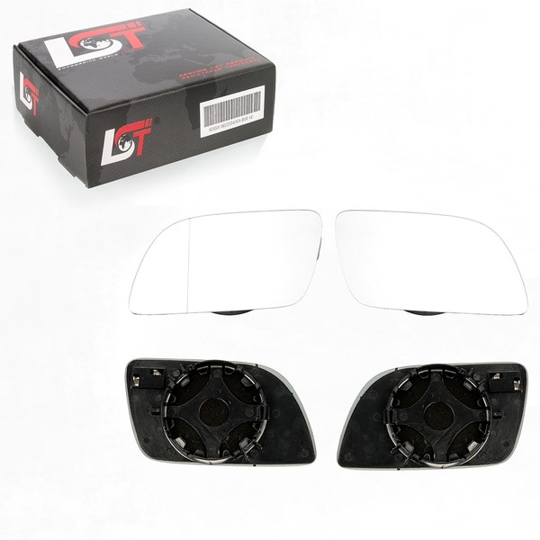 2X Seitenspiegel Glas Links Rechts Elektrisch Beheizbar FüR VW Polo 9N 2001-2005-image