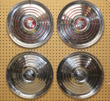 Vintage 1956 Mercury Montclair Monterey Monarch 15 Hubcaps Cap Set