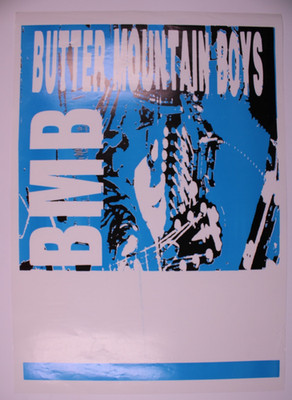 Butter Mountain Boys BMB UK Promo Tour Blank Poster 1989 Original Mint Archive