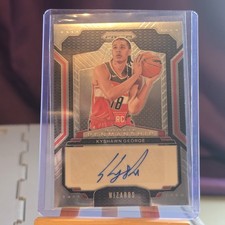 2024 Panini Prizm Rookie Penmanship Kyshawn George #RPE-KYS (AU, RC)