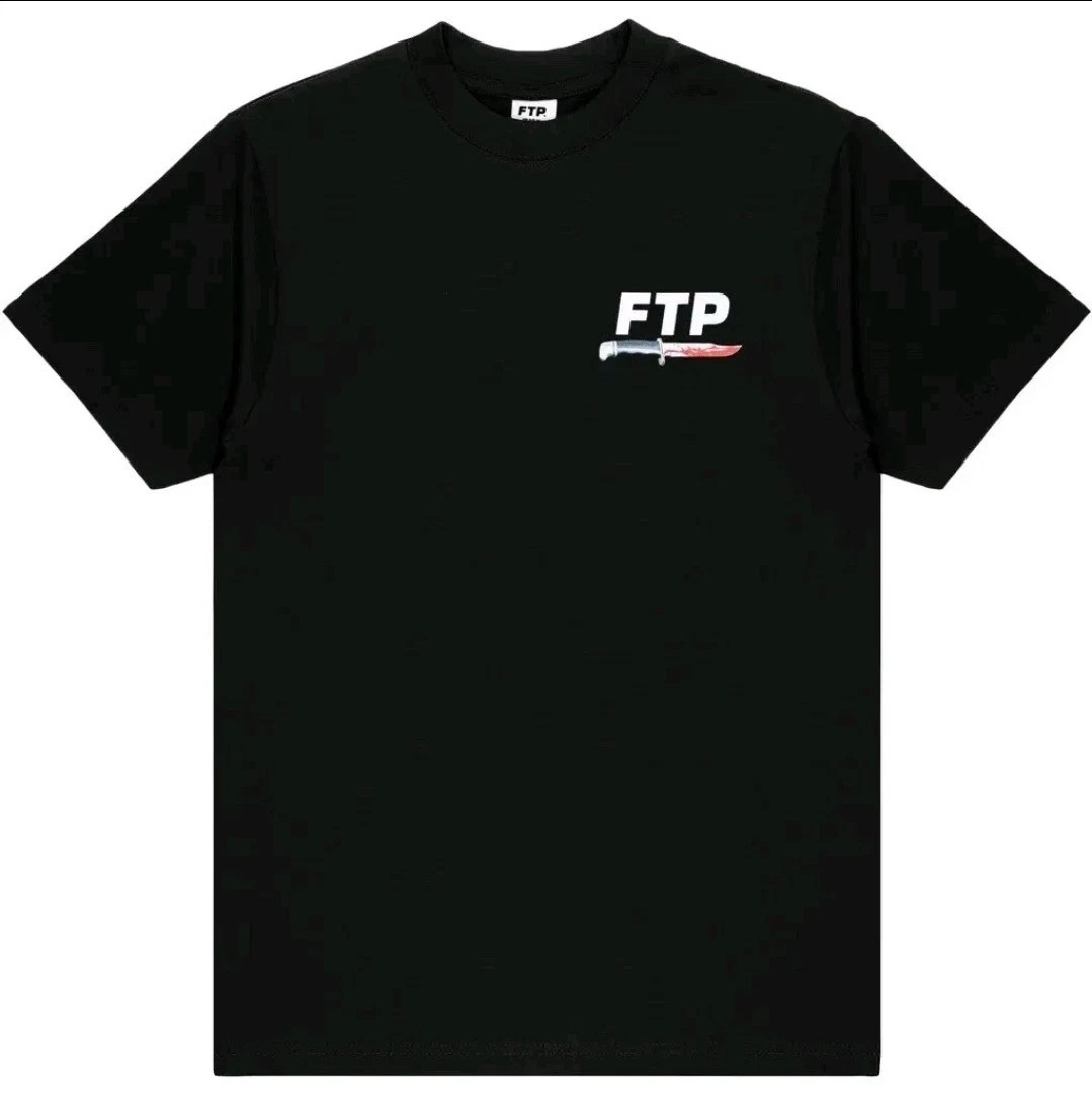 **NEW RARE** FTP GHOSTFACE SCREAM BLACK LOGO TEE T-SHIRT SUPREME ANTI CHROME S thumbnail 8