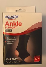 Equate Ankle Compression Brace Support, Unisex, Small / Medium
