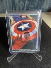 Sam Wilson is Captain America Stardust Holo SP 2025 Panini Marvel Anthology