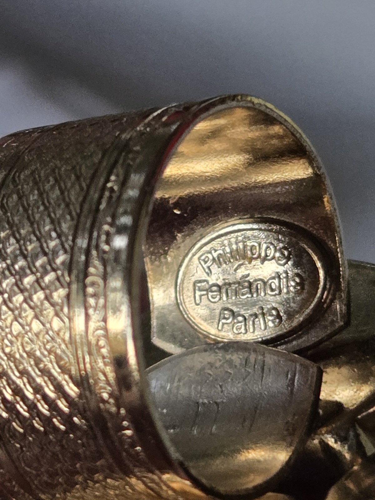 Philippe Ferrandis Paris Signed Statement Ring Pi… - image 3