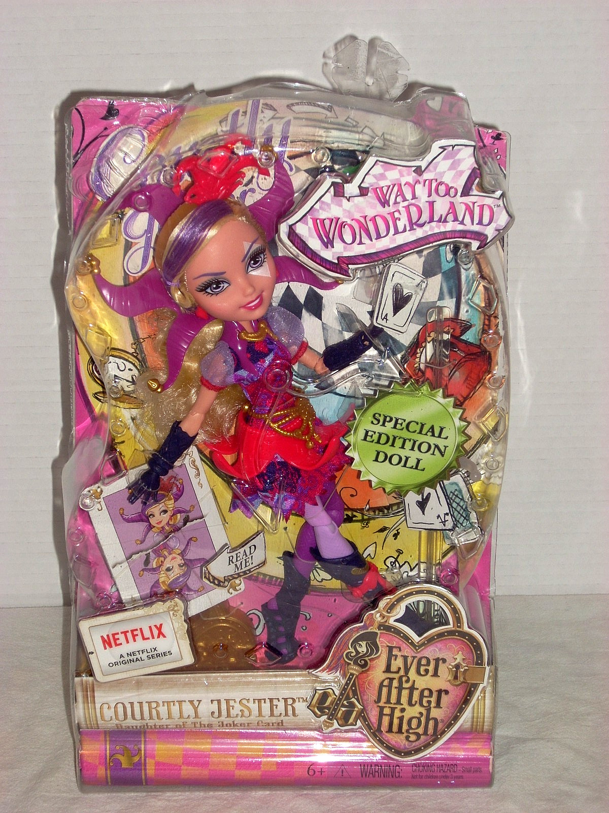 Ever After High Way Too Wonderland Courtly Jester 2015 Special Edition READ DESC