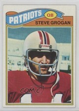 1977 Topps Steve Grogan #165 16ez