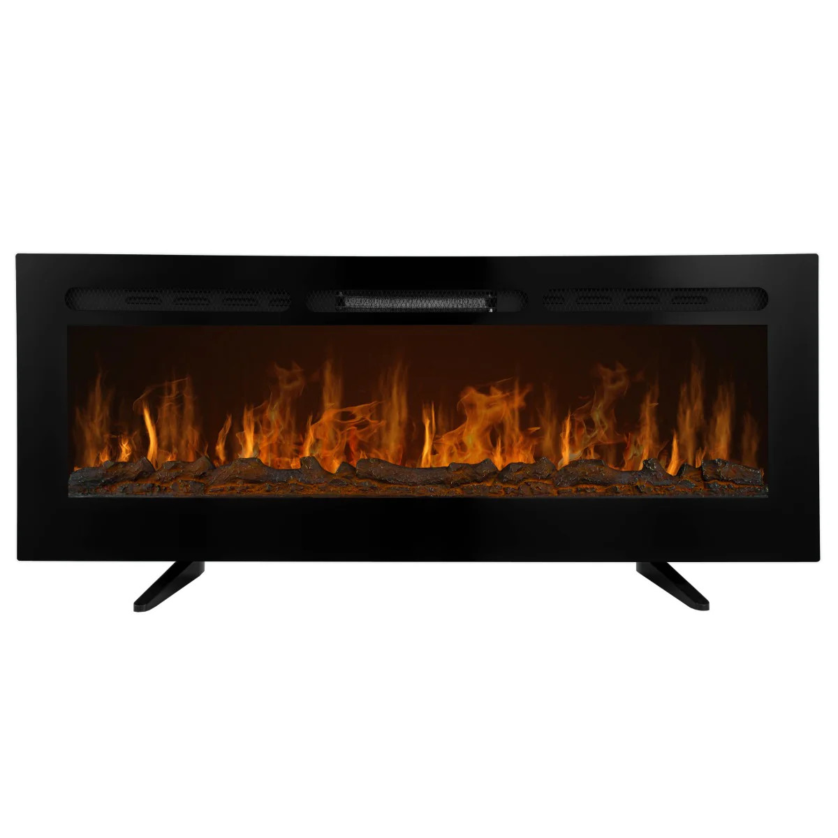 Cheminée électrique LED 127cm avec chauffage silencieux réglable de 15 à 35°C