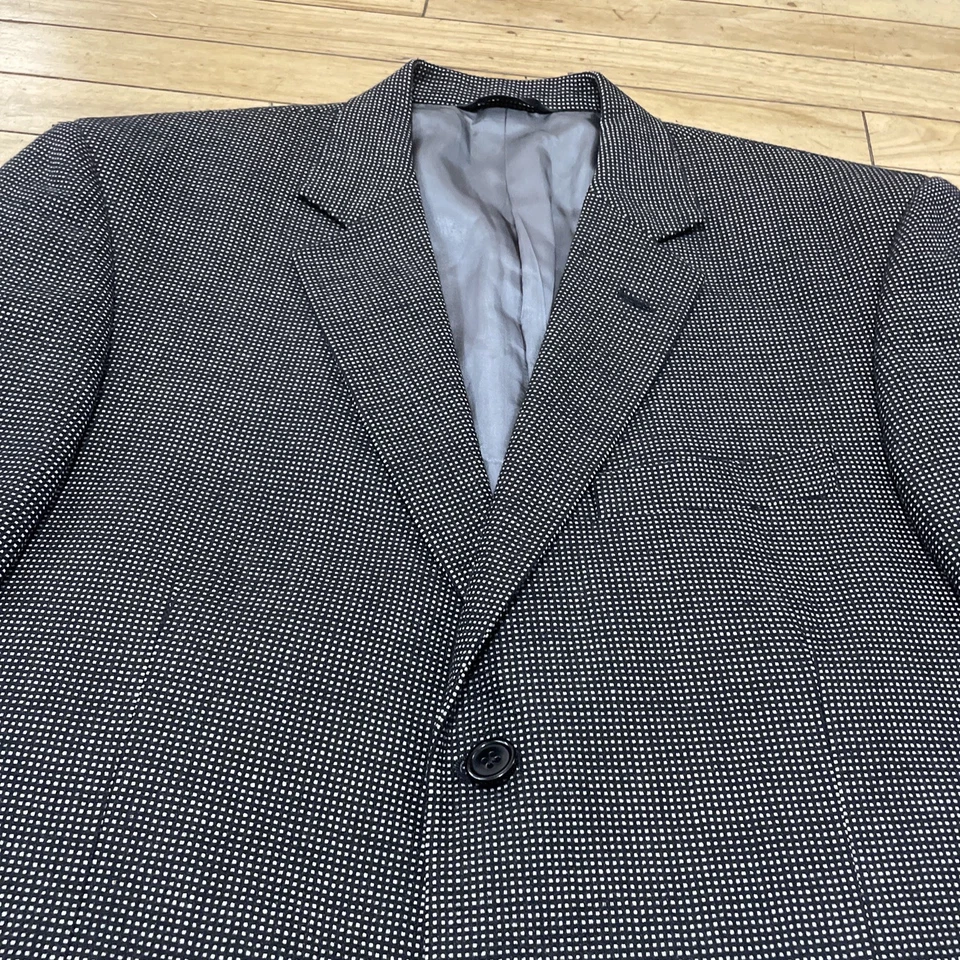 Loro Piana Super 120 Wool Suit Jacket Men 42 S Sestri Dark Tweed Hal Ultima Moda - Image 4 of 4