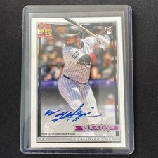 💎2026 TOPPS BASEBALL 1991 TOPPS RC AUTO YANQUIEL FERANDEZ