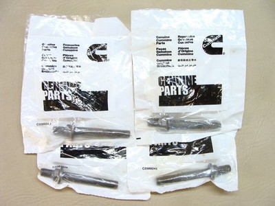 NEW lot of 4 MOPAR Genuine CUMMINS 05014169AB exhaust manifold bolt stud