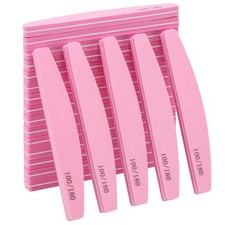 20 Pack Nail Buffers 100/180 Grit Washable Double Sided Nail Sanding Block Fi...