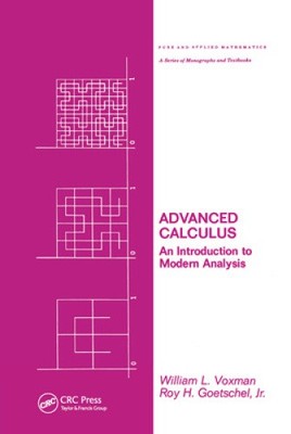 Advanced Calculus: An Introduction to Modern Analysis (Chapman & Hall/CRC Pure