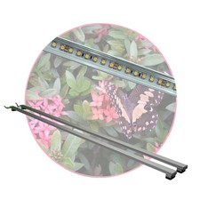 Regenwald Terrarium,2x LED-Beleuchtung 30-200 cm + Zubehör,Tropen Pflanzenlicht